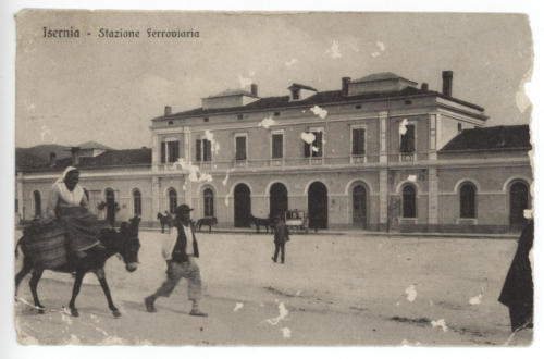 Isernia, stazione ferroviaria, primi anni del 1900