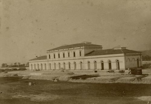 Isernia, 1893 circa, lato binari