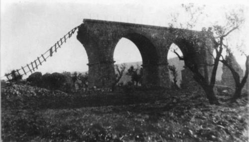 Isernia, viadotto Santo Spirito dopo il bombardamento del 10 settembre 1943
