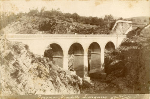 1893 circa, viadotto Longano (foto D'Ambrosio e Schiavone)