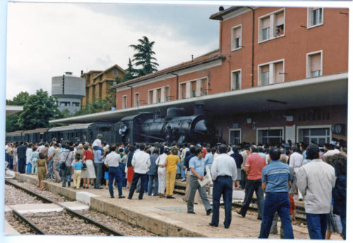 Isernia, stazione ferroviaria, Gr 740, 1986