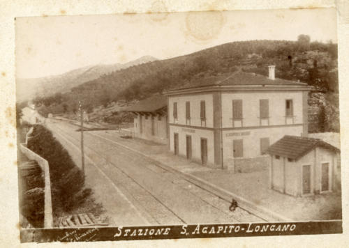 santagapito_longano, 1893 circa, stazione in costruzione (foto D'Ambrosio e Schiavone)